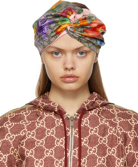 gucci blue floral headband|gucci headband on celebrities.